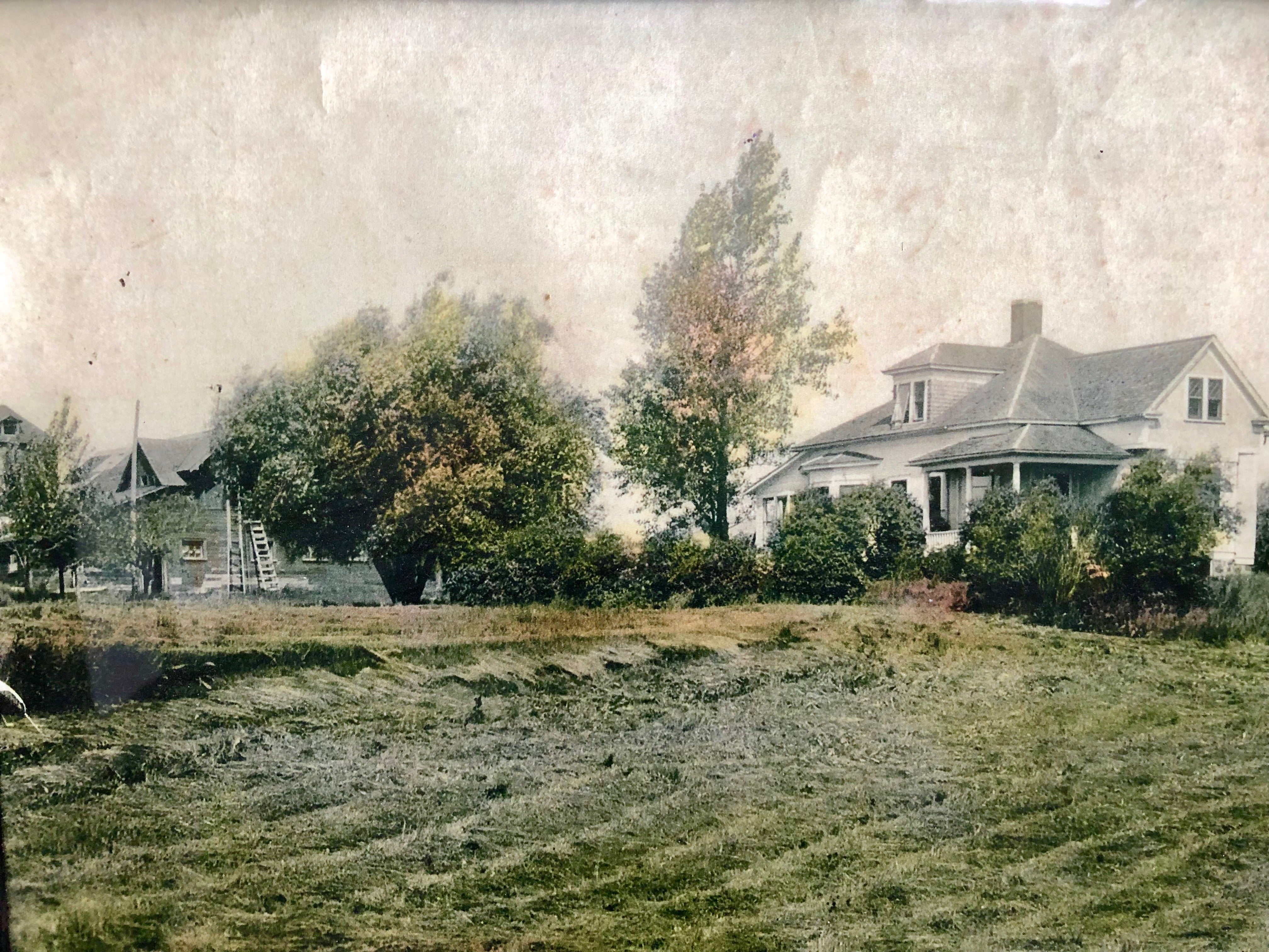 Old photo capturing the early days of the land that became The Boreal Farm.